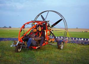 Erlebnisflug im offenen Motorschirm-Trike