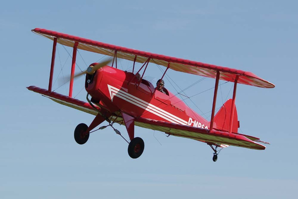 Erlebnisflug im offenen Doppeldecker