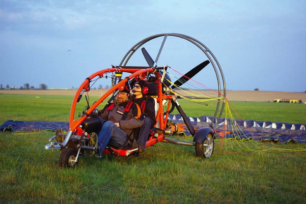Erlebnisflug im offenen Motorschirm-Trike